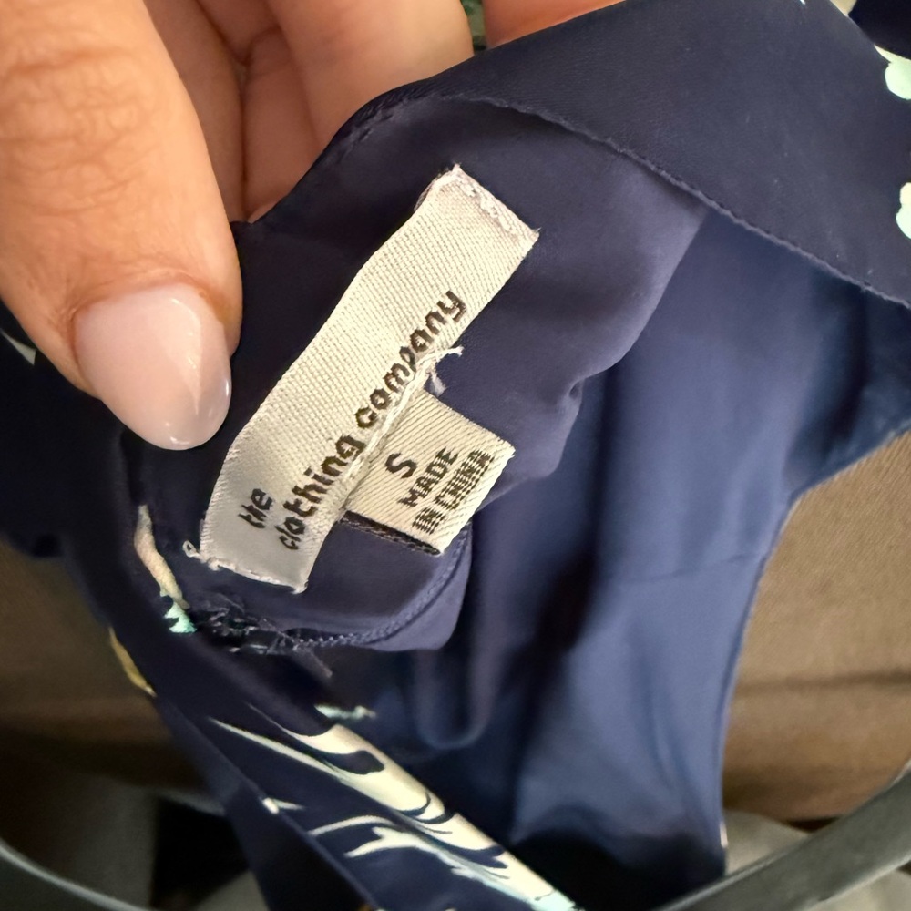 The Clothing Company Navy Floral Jumpsuit - Picture 5 of 6